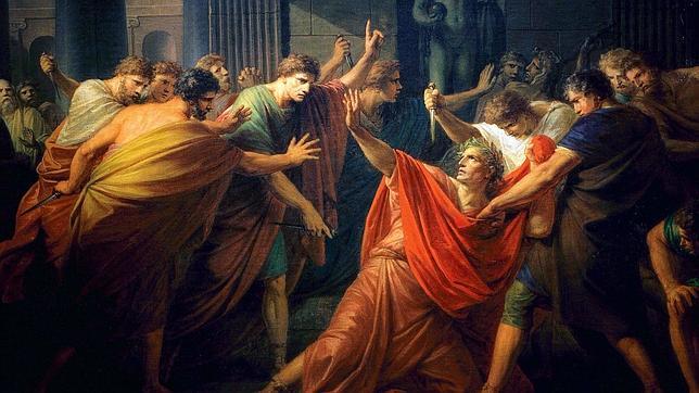 La muerte de Julio César de F. H. Fuger