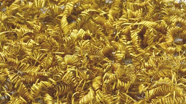 Un tesoro de espirales diminutas de oro para los sacrificios de la Edad de Bronce