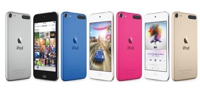Detalle de los nuevos diseños del iPod