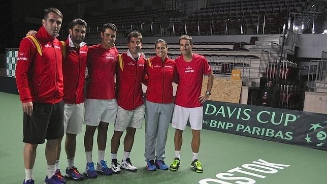 El equipo español de la Copa Davis