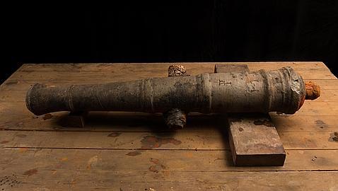 Uno de los cañones hallados en los barcos de Henry Morgan /Kingston Images