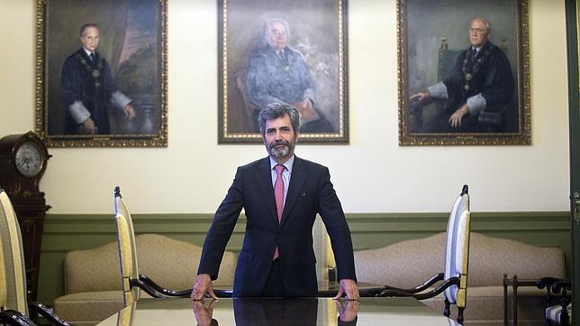 El presidente del Tribunal Supremo y del CGPJ, Carlos Lesmes