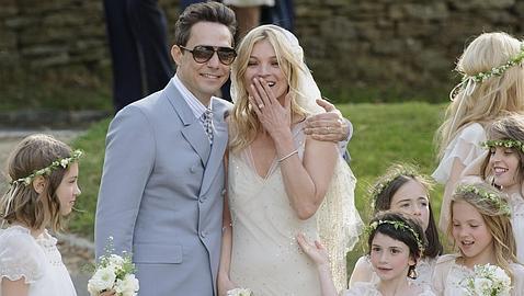 Jamie y Kate, felices en el día de su enlace