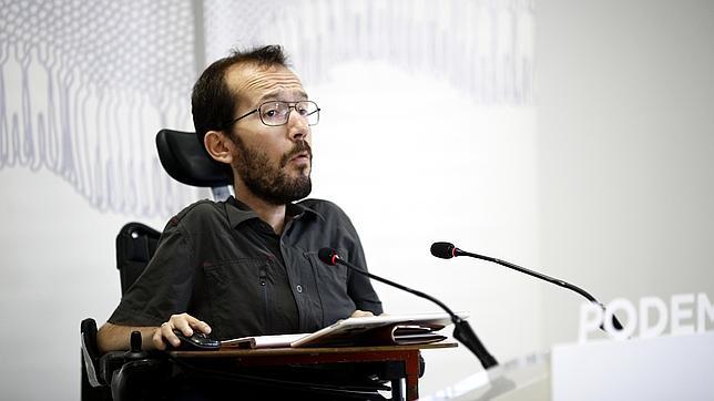 Pablo Echenique, el presidente del Comité Electoral y secretario general en Aragón de Podemos