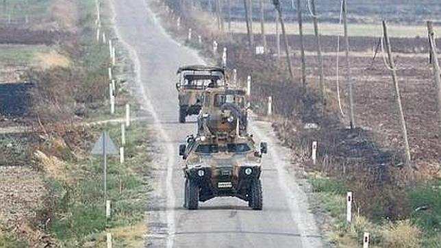 La patrulla viajaba para enfrentarse a un grupo de nacionalistas kurdos que habían bloqueado una carretera