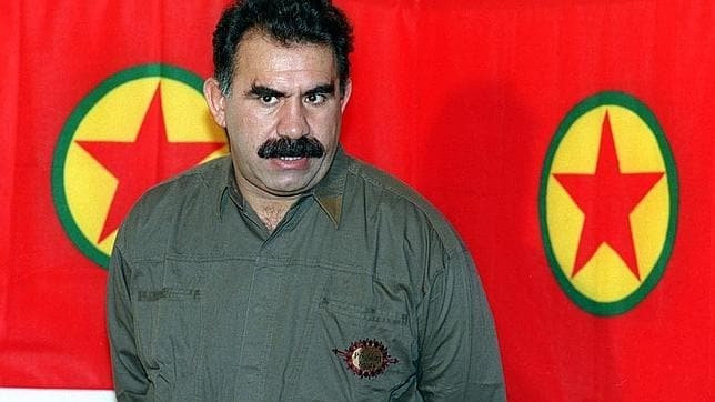 Abdullah Öcalan, líder del PKK, en 1993