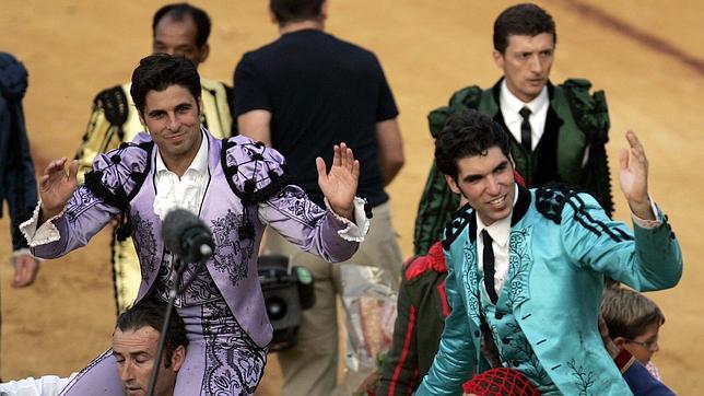 Paquirri y Cayetano, juntos en la Goyesca monstruo de Ronda