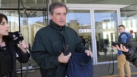 Jordi Pujol Ferrusola a su salida del juzgado el pasado marzo. /Inés Baucells