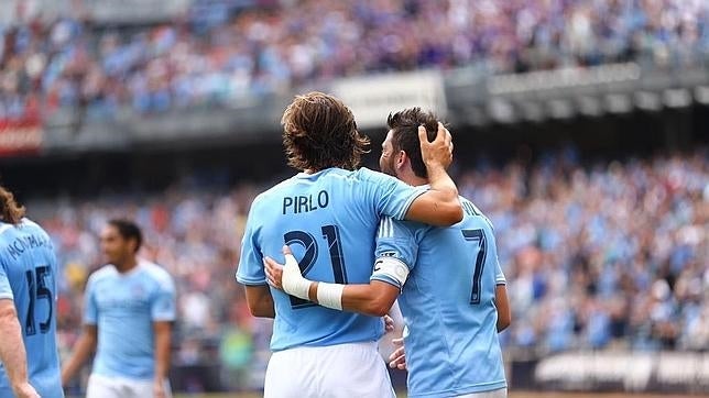 Pirlo debuta con el New York City en un partido marcado por los goles de Villa