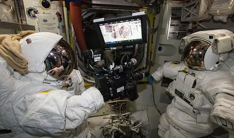 Hacer películas en el espacio nunca fue tan fácil (NASA)
