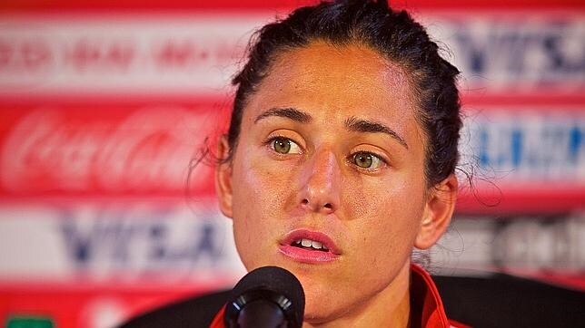 Vero Boquete, jugadora de la selección femenina española de fútbol