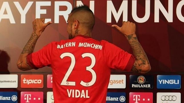 Arturo Vidal es la gran apuesta del Bayern para esta temporada