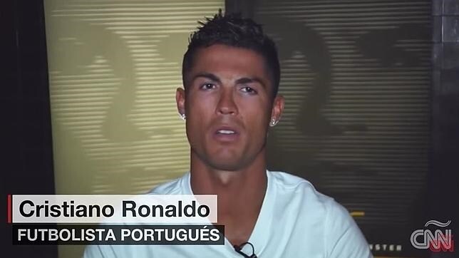 Cristiano Ronaldo, durante la entrevista concedida a CNN
