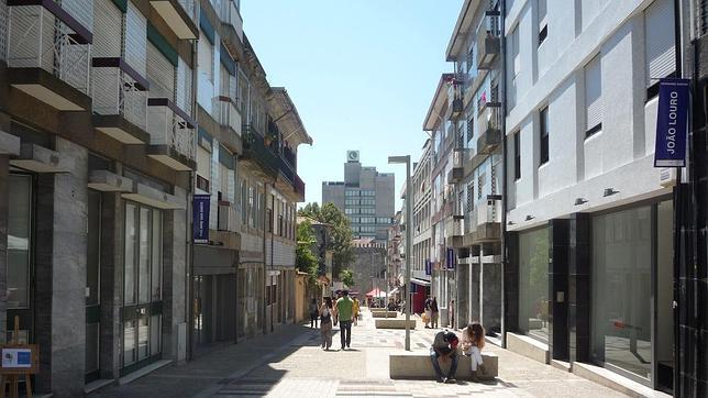Calle Miguel Lombarda en Oporto (Portugal)