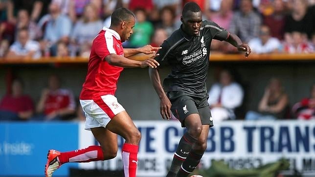 Benteke con el Liverpool