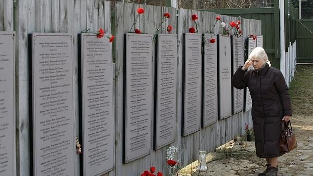 Lista de asesinados en las purgas estalinistas, en la ciudad de Bútovo