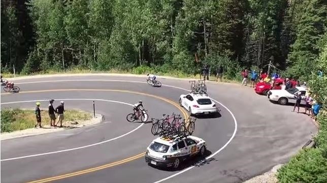 Escalofriante accidente en el Tour de Utah