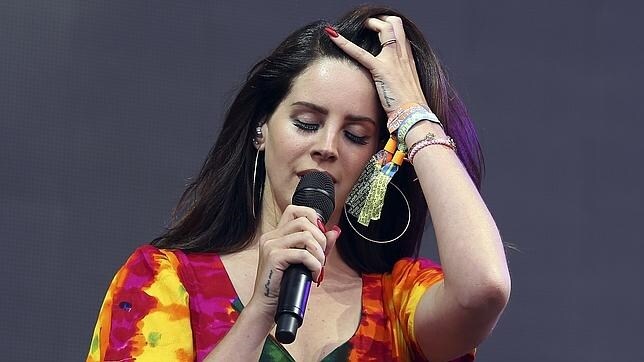 Lana del Rey, durante un concierto de 2014