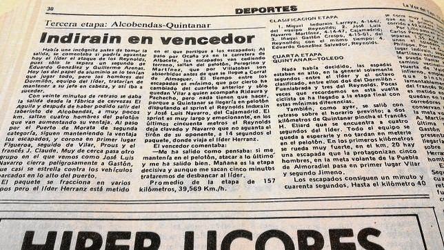 Cuando ni siquiera sabíamos cómo se escribía Indurain