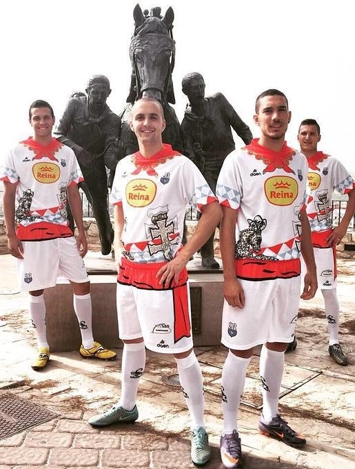 El uniforme del Caravaca