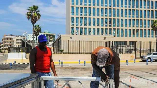 Últimos preparativos para la apertura oficial de la Embajada de EE.UU. en La Habana