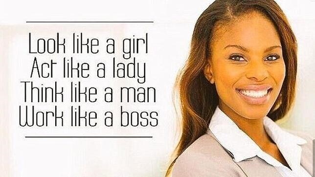Imagen publicada por Bic: «Sé femenina, actúa como una señorita, piensa como un hombre, trabaja como un jefe»