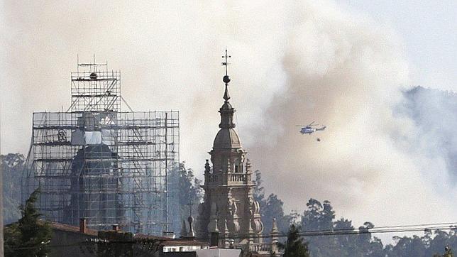 El avance en la restauración de la Catedral de Santiago no peligra