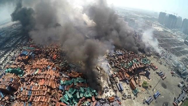 Las explosiones de Tianjin, 1.000 veces menos potentes que Nagasaki