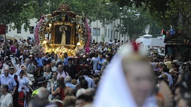 Procesión de la Virgen de la Paloma