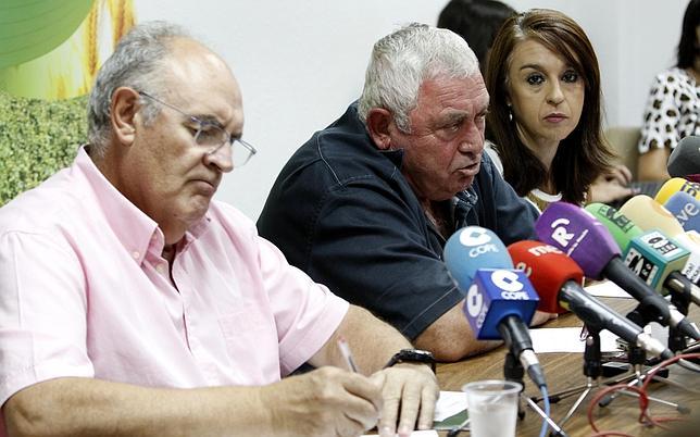 José María Fresneda, Fernando Villena y Blanca Corroto, este miércoles en la rueda de prensa en Toledo