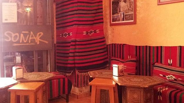 Interior del restaurante sirio Casa de Damasco