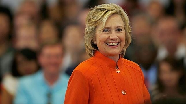 Hillary Clinton durante un acto electoral en Las Vegas este martes