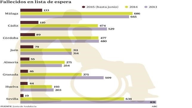 Ocho mil andaluces dependientes fallecen antes de recibir ayuda