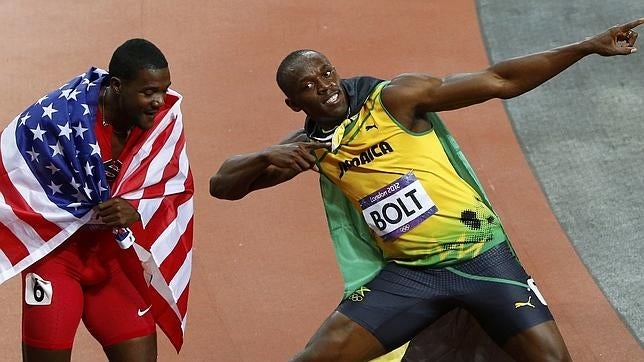 Justin Gatlin amenaza el trono de Usain Bolt