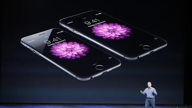 Phil Schiller, de Apple,durante la presentación el año pasado del iPhone 6