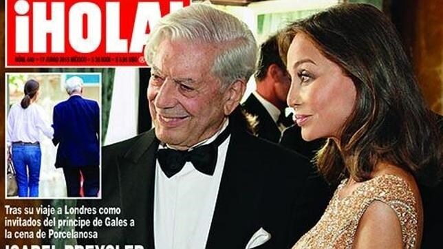 Portada de la revista Hola que anuncia el romance enre Preysler y Vargas Llosa