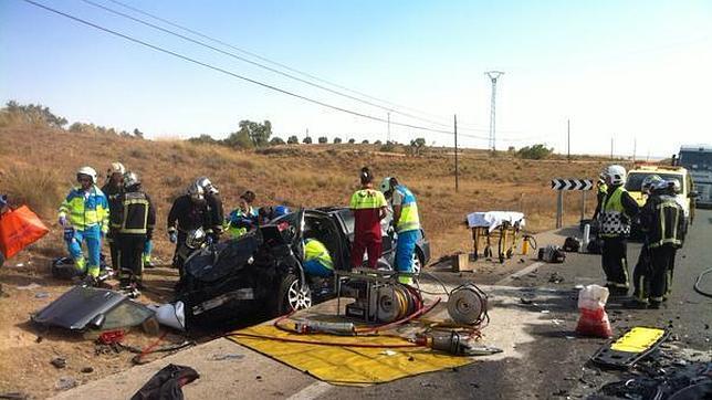 Una mujer fallecida y una herida grave en un accidente de tráfico en Morata de Tajuña