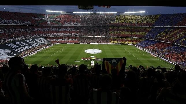 El Camp Nou, el día de la final de Copa del Rey