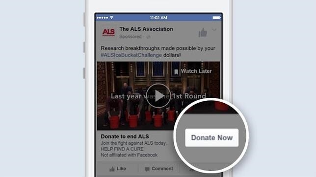 Facebook crea un botón para facilitar donaciones a las organizaciones sin ánimo de lucro