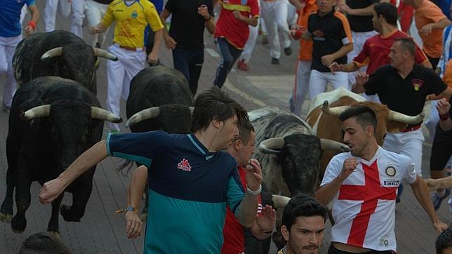 Nueve heridos en el tercer día de encierros en «Sanse»