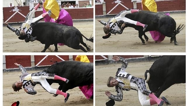 El Cordobés sufre un feo percance en San Sebastián de los Reyes