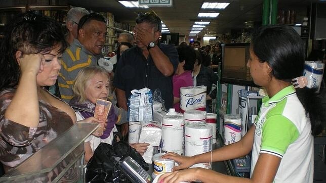 Un supermercado en Venezuela