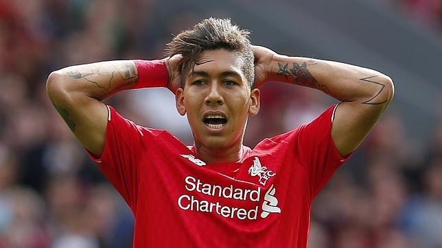 Firmino, con el Liverpool