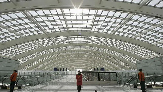 Imagen de la terminal 3 del aeropuerto de Pekín