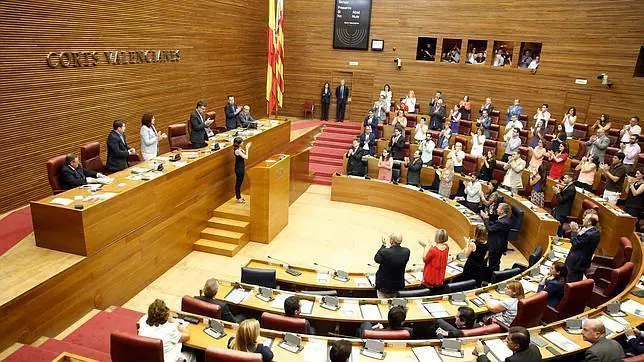 Imagen del último pleno celebrado en las Cortes Valencianas el pasado 3 de julio