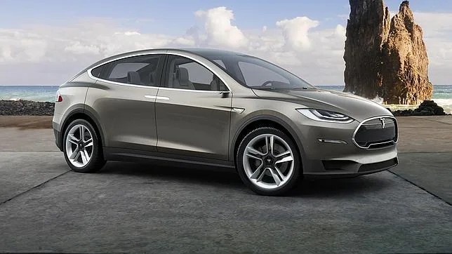 Vista preliminar del nuevo Tesla Model X, primer SUV 100% eléctrico de la marca norteamericana