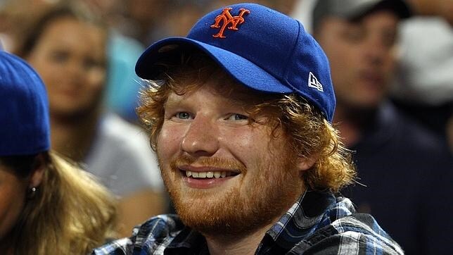 Sheeran en el juego de los Mets de NY