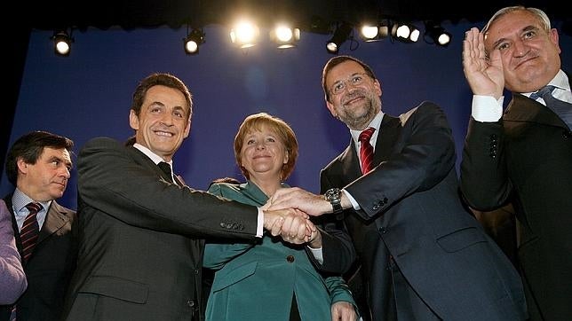 Merkel, Sarkozy, Juncker o Tusk arroparán a Rajoy en la campaña de las generales