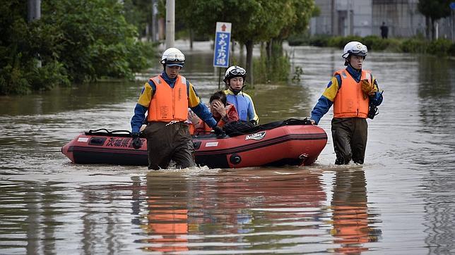 Las inundaciones dejan cuatro muertos y 23 desaparecidos en Japón