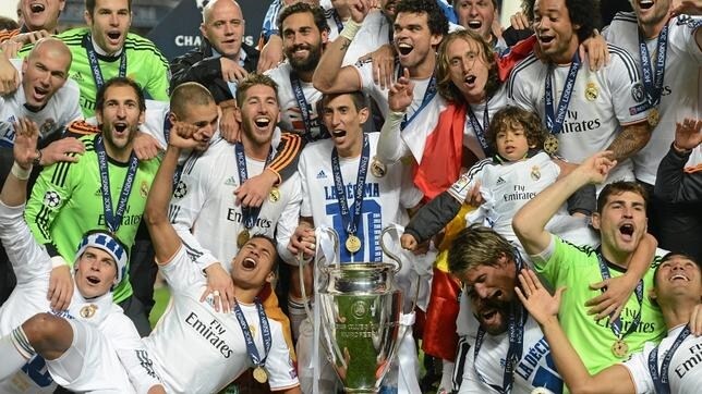 El Real Madrid, con la Champions lograda en 2014